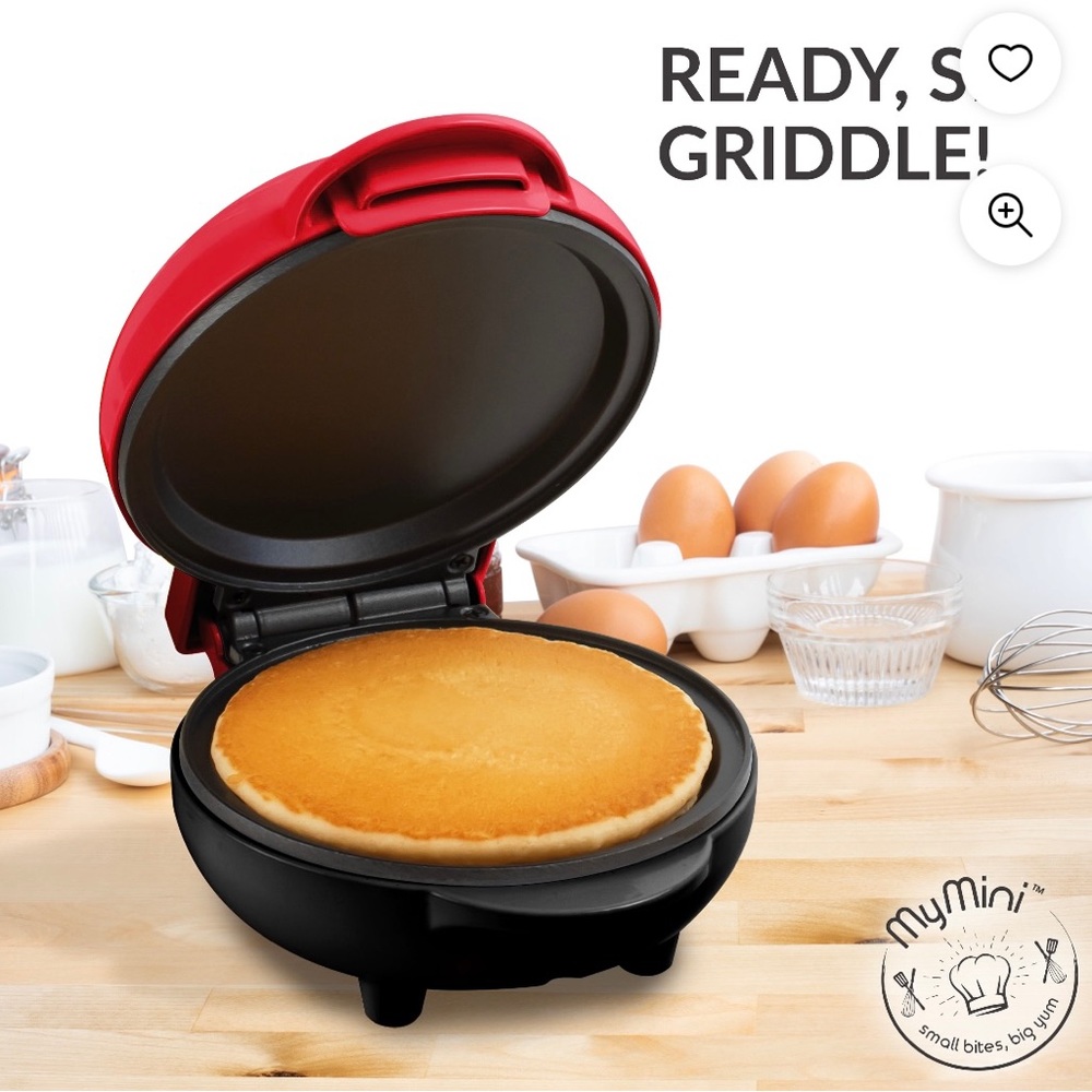 MyMini Deluxe Griddle, Red new in box - Picture 5 of 5